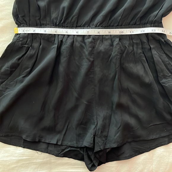 NWOT NECTAR black romper w/pockets - Picture 7 of 8